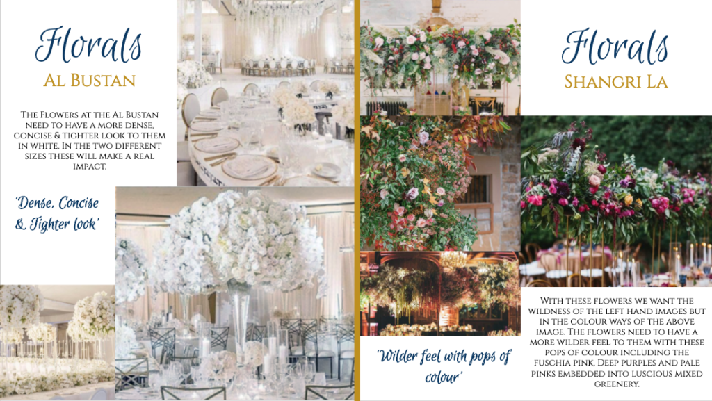 Design led wedding planner