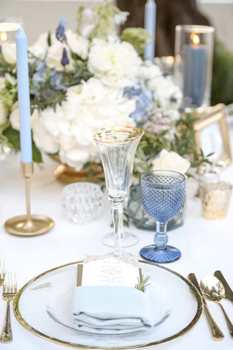 Blue Wedding Details